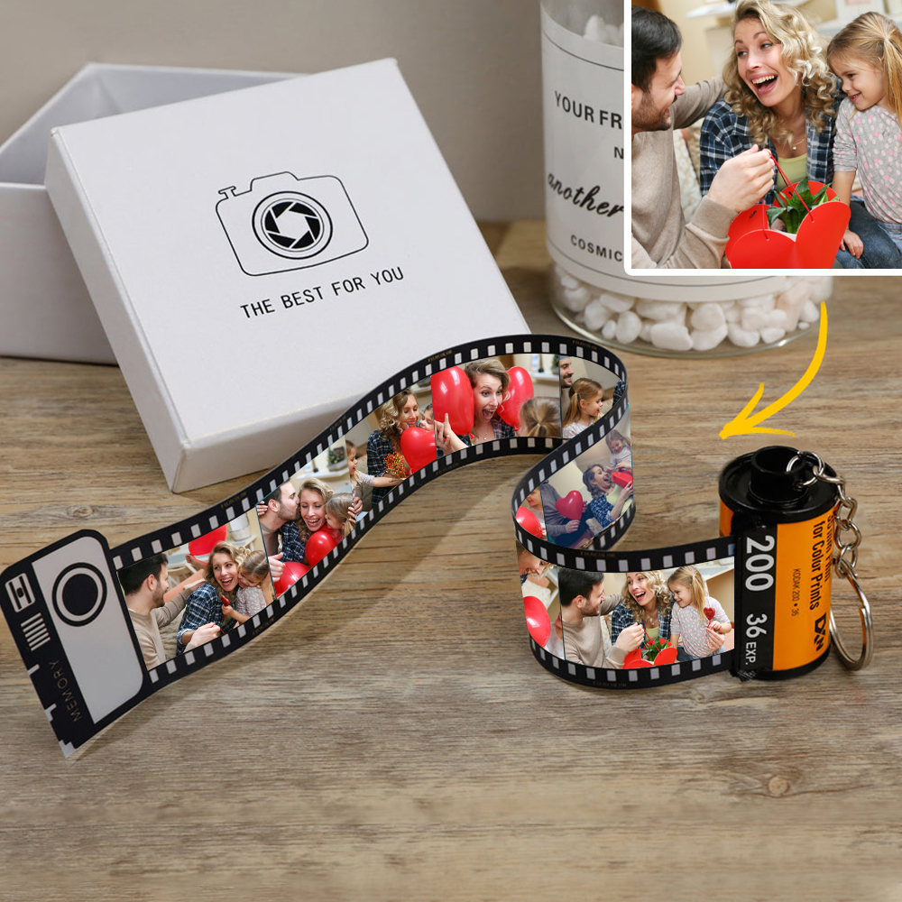 Custom Camera Film Roll Keychain MadeMine