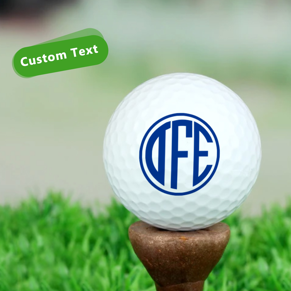 Customized Monogram Golf Balls Personalized Golf Ball Gifts for Golf Lover MadeMine