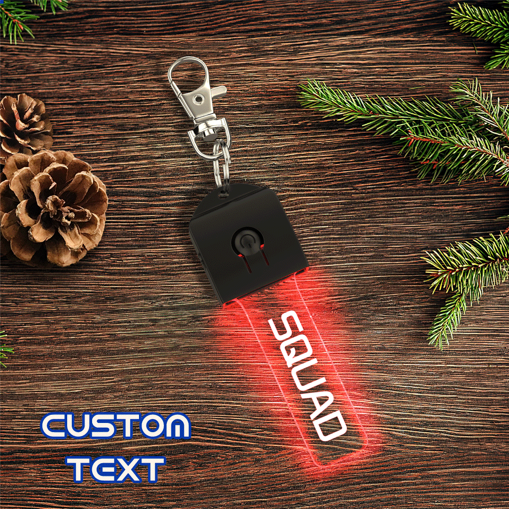Custom Engraved Flash LED Light Keychain MadeMine Custom Drop Shipping